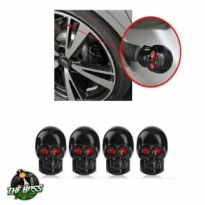 kit tapitas de valvulas calavera negra universal